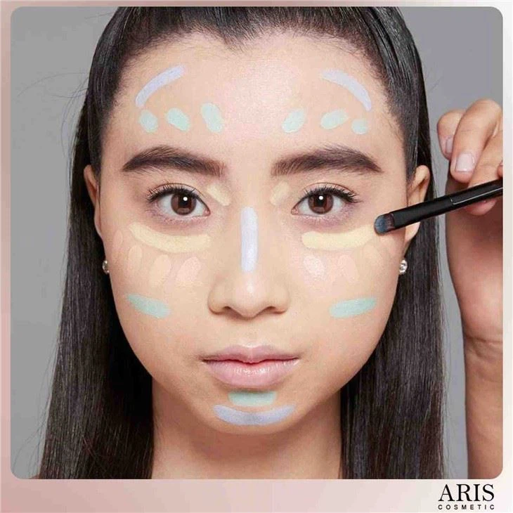 New 6 Color Cosmetics Cream Contour And Highlighting Makeup Kit Color Correcting Cream Concealer Camouflage Makeup Palette