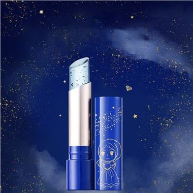 baume à lèvres en cristal changeant de couleur